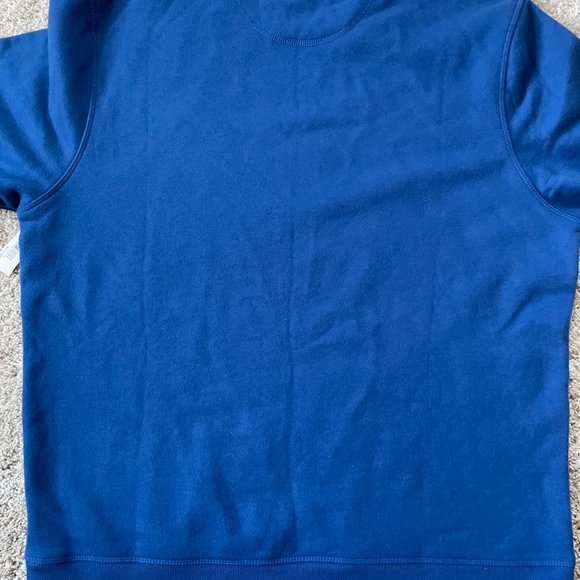 Amazon Essentials Men's Long-Sleeve Crewneck Fleece Blue Sweatshirt Size Large - Picture 5 of 5